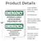 Signmission Safety Culture Sign, 12 in Width, Aluminum, Rectangle, Bilingual OS-2PACK-EM-A-1218-L-10335 - alternate 6